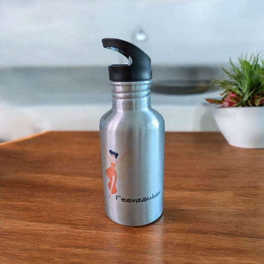 Aluminium-Trinkflasche Feenzauber – Spülmaschinenfest & Handgemacht